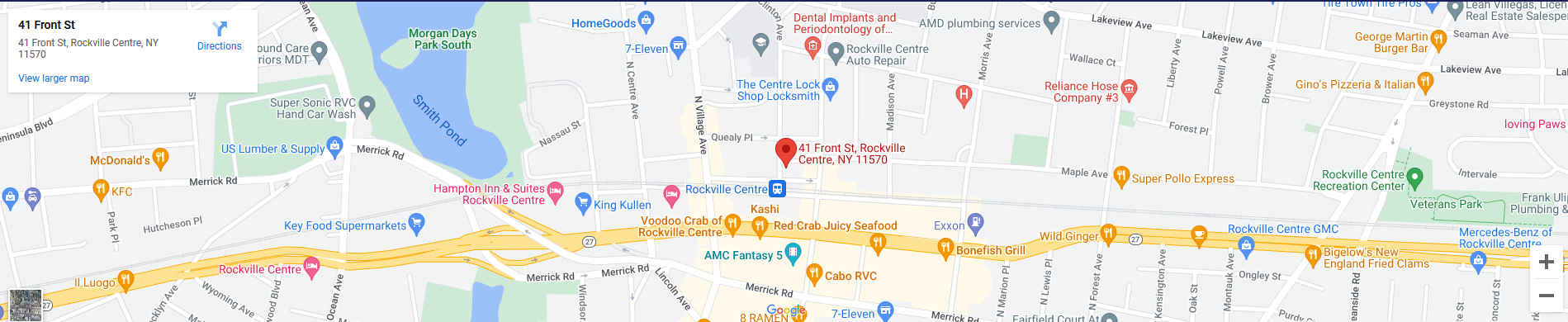 Map Accident Attorney Rockville Centre